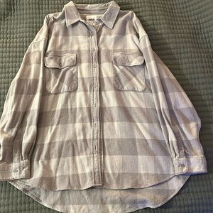 Plaid. Aerie. Shacket. XXL